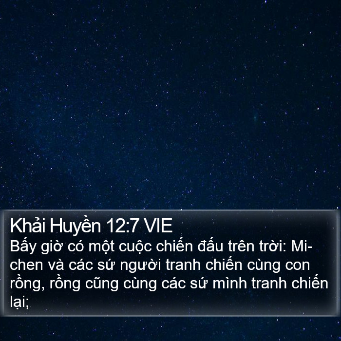 Khải Huyền 12:7 VIE Bible Study