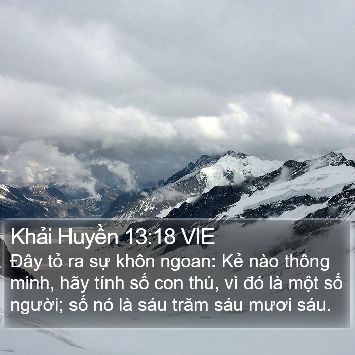 Khải Huyền 13:18 VIE Bible Study