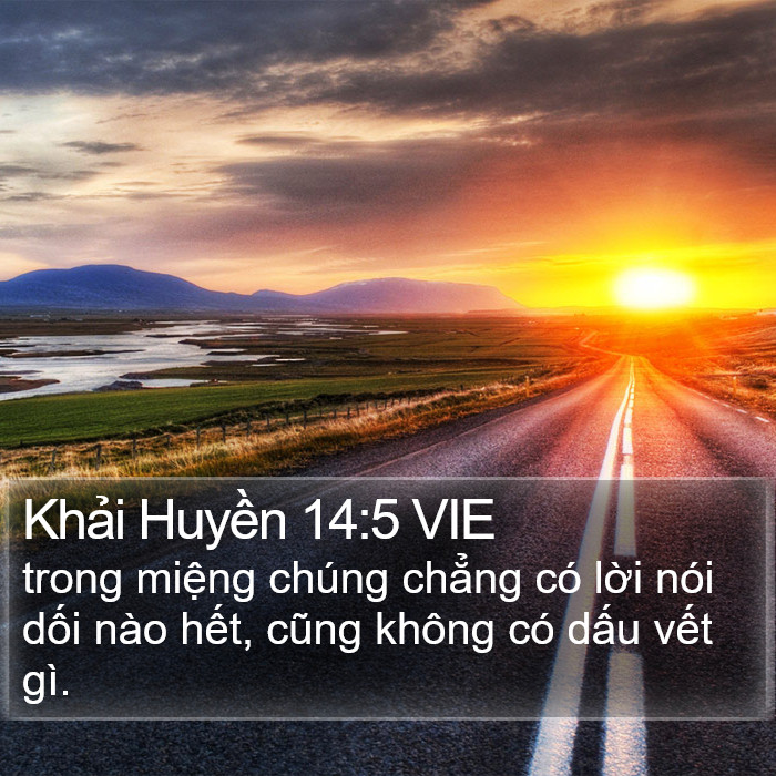 Khải Huyền 14:5 VIE Bible Study