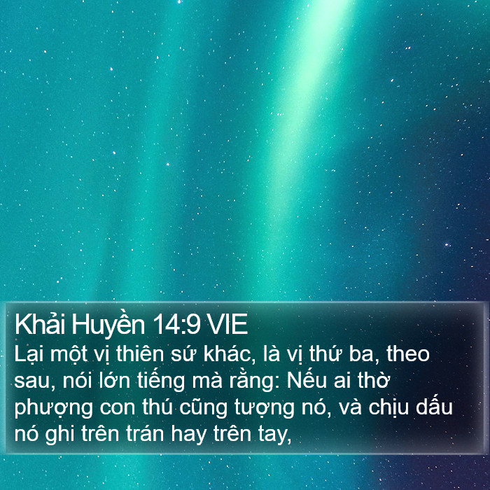 Khải Huyền 14:9 VIE Bible Study