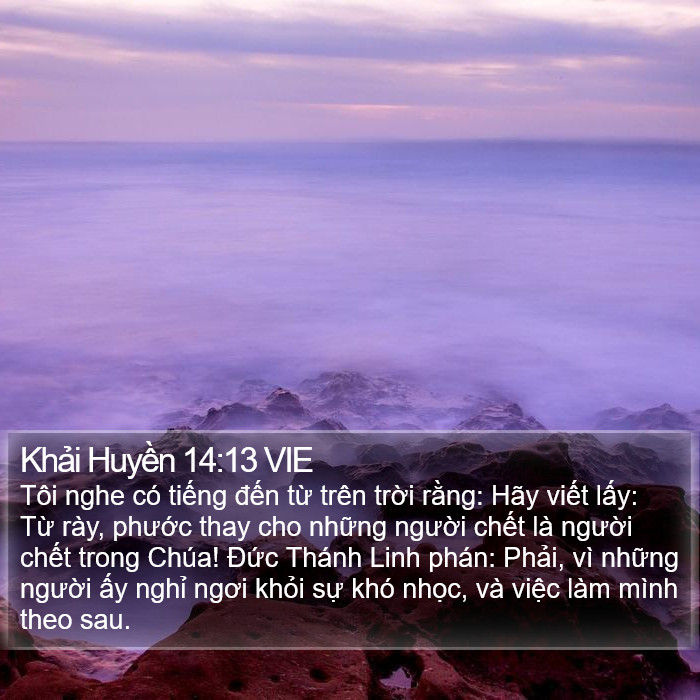 Khải Huyền 14:13 VIE Bible Study