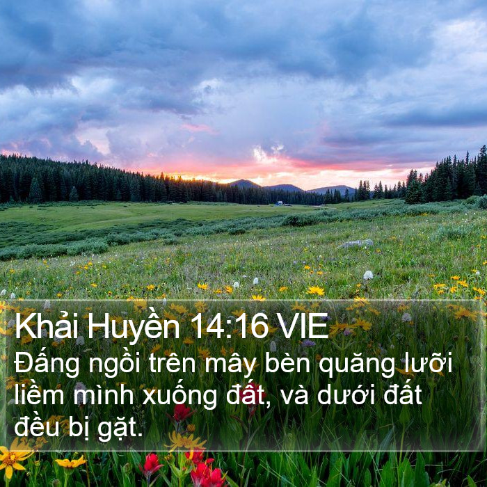 Khải Huyền 14:16 VIE Bible Study