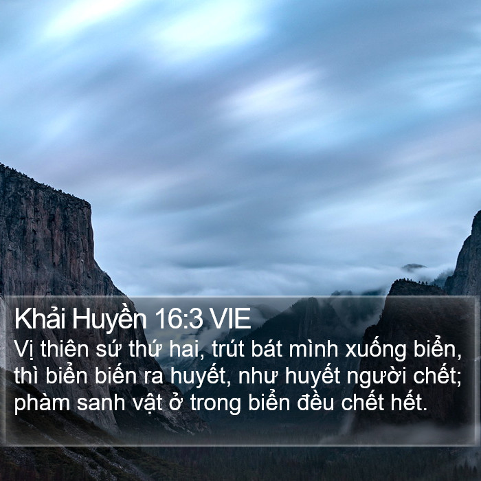 Khải Huyền 16:3 VIE Bible Study