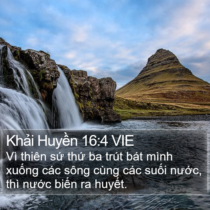 Khải Huyền 16:4 VIE Bible Study