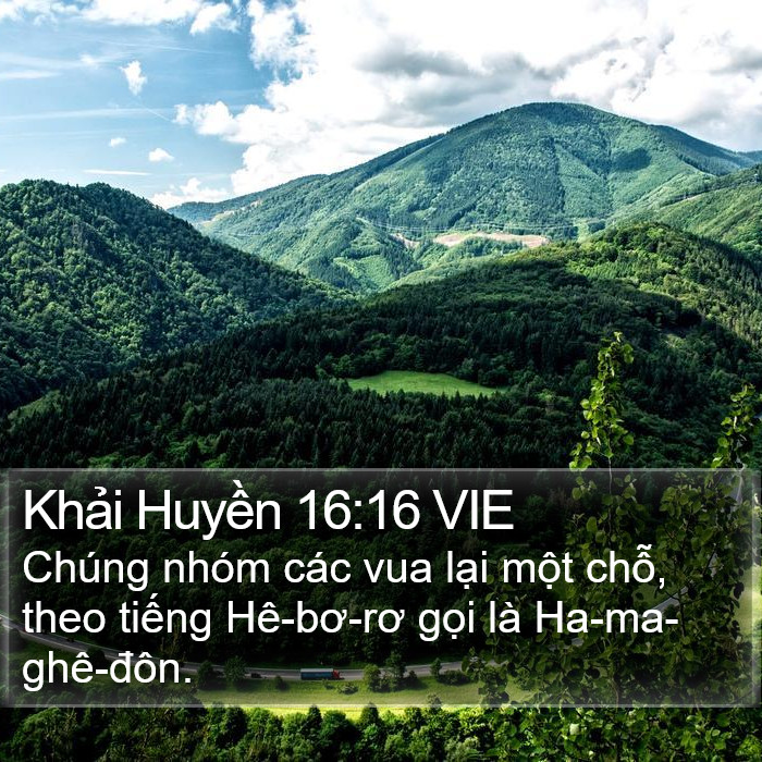 Khải Huyền 16:16 VIE Bible Study