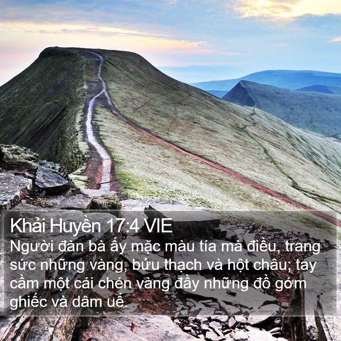 Khải Huyền 17:4 VIE Bible Study