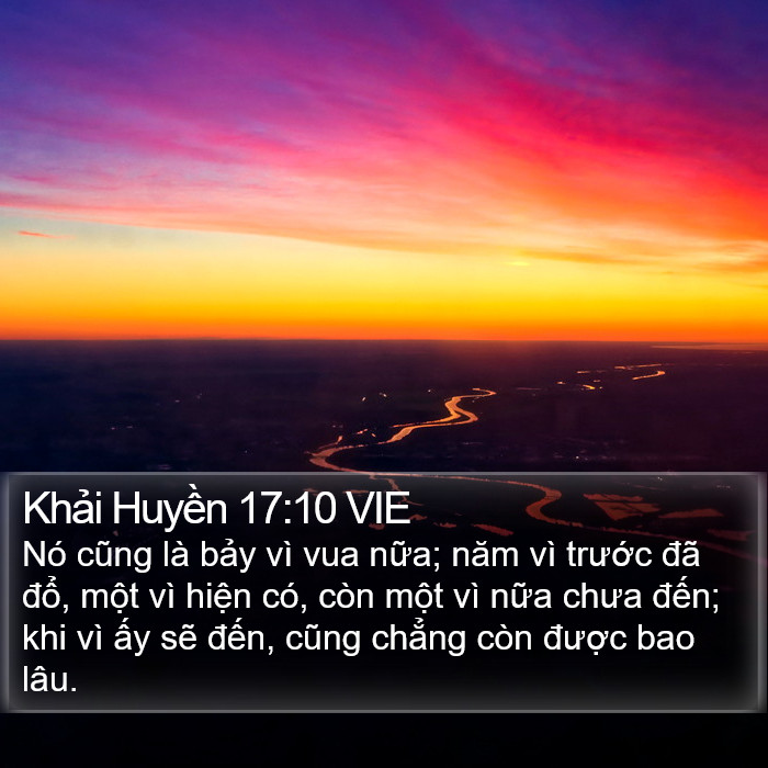 Khải Huyền 17:10 VIE Bible Study