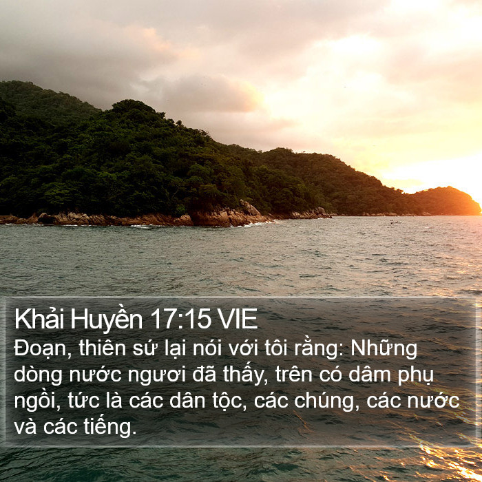 Khải Huyền 17:15 VIE Bible Study