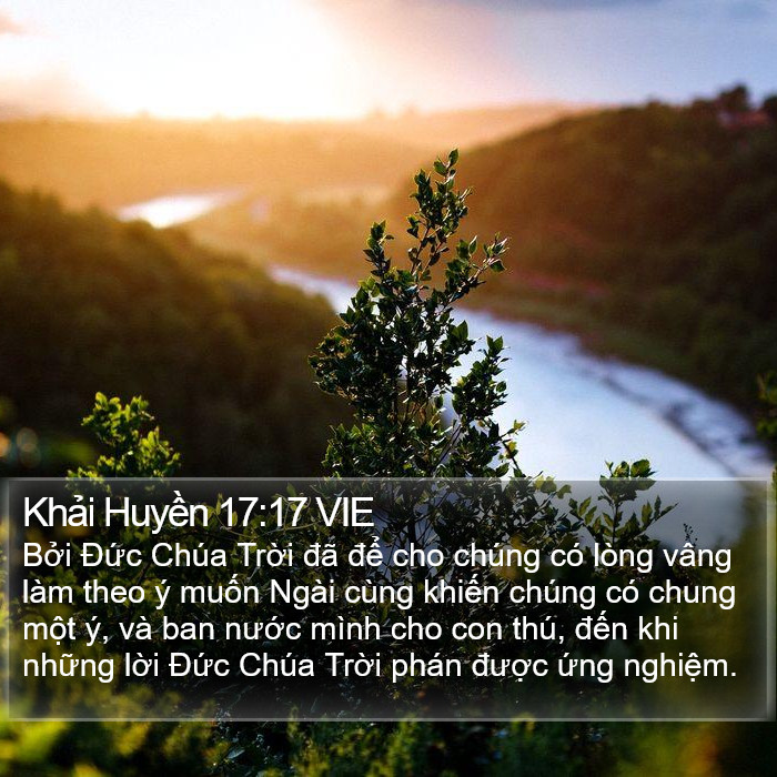 Khải Huyền 17:17 VIE Bible Study