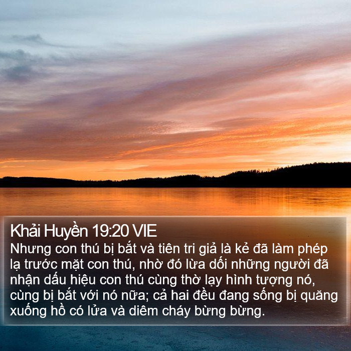 Khải Huyền 19:20 VIE Bible Study