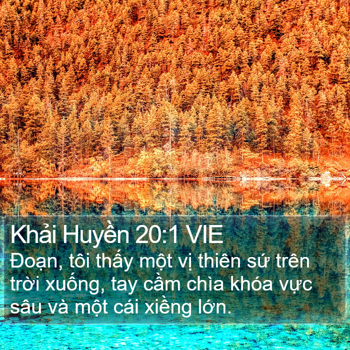 Khải Huyền 20:1 VIE Bible Study