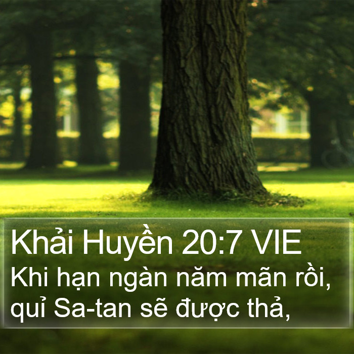 Khải Huyền 20:7 VIE Bible Study