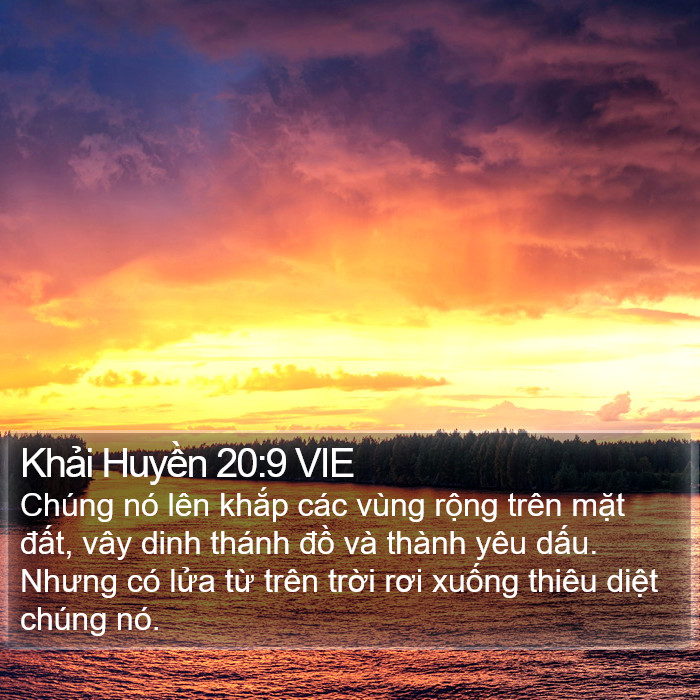 Khải Huyền 20:9 VIE Bible Study
