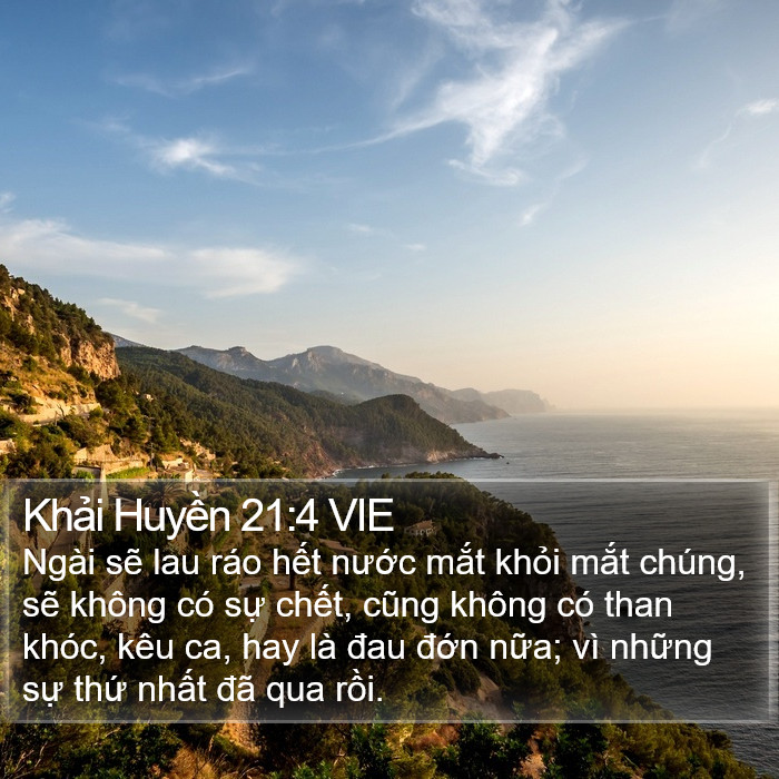 Khải Huyền 21:4 VIE Bible Study