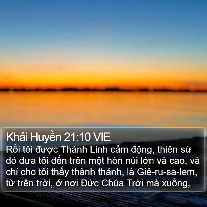 Khải Huyền 21:10 VIE Bible Study