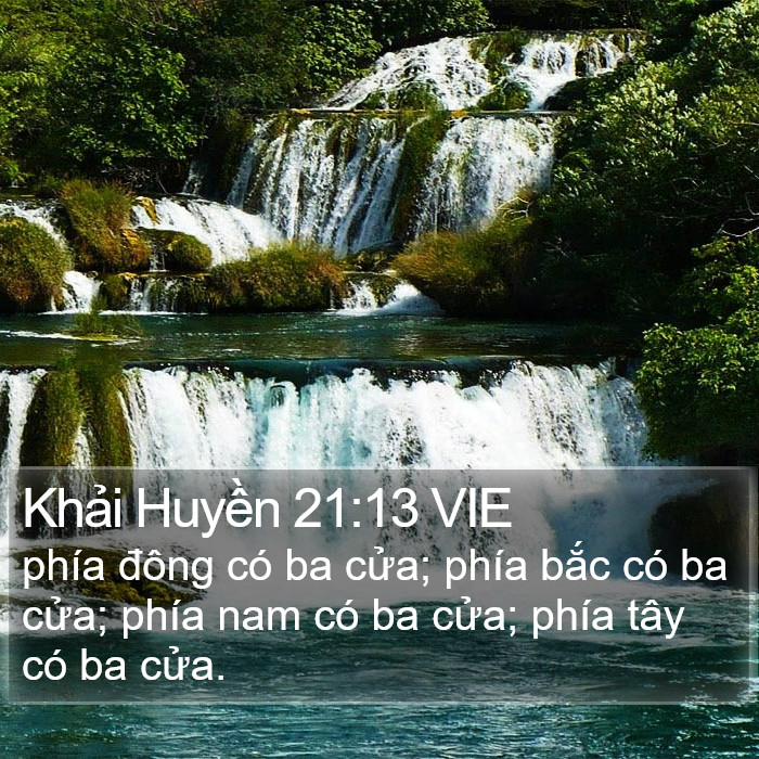 Khải Huyền 21:13 VIE Bible Study