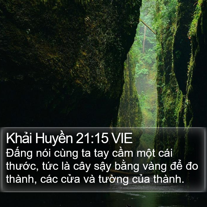 Khải Huyền 21:15 VIE Bible Study