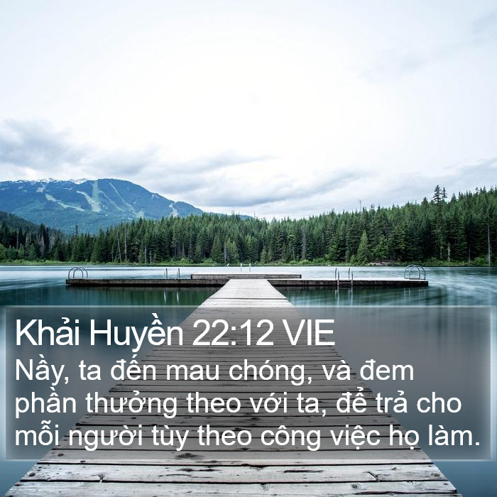 Khải Huyền 22:12 VIE Bible Study
